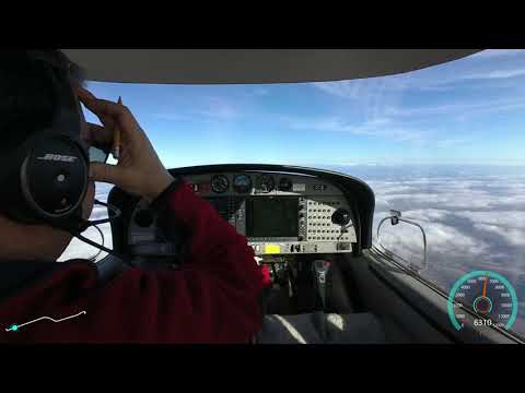IFR flight with ATC communications from KJQF to KRWI in DA40