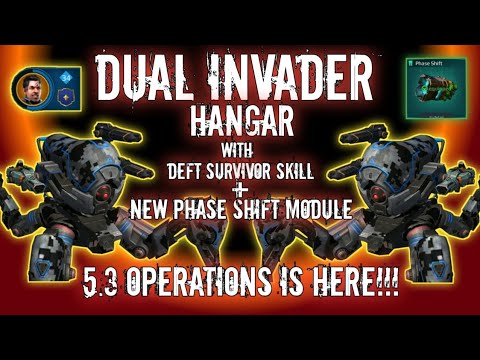 Invader Phase Shift Storm Halo | 5.3 Operations War Robots Gameplay