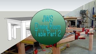 Build a Dining Room Table Set - Part 2 (The base)