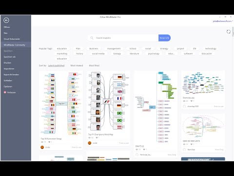 MindMaster Tutorial - Wie veröffentlicht man die Mindmaps in der MindMaster Community?