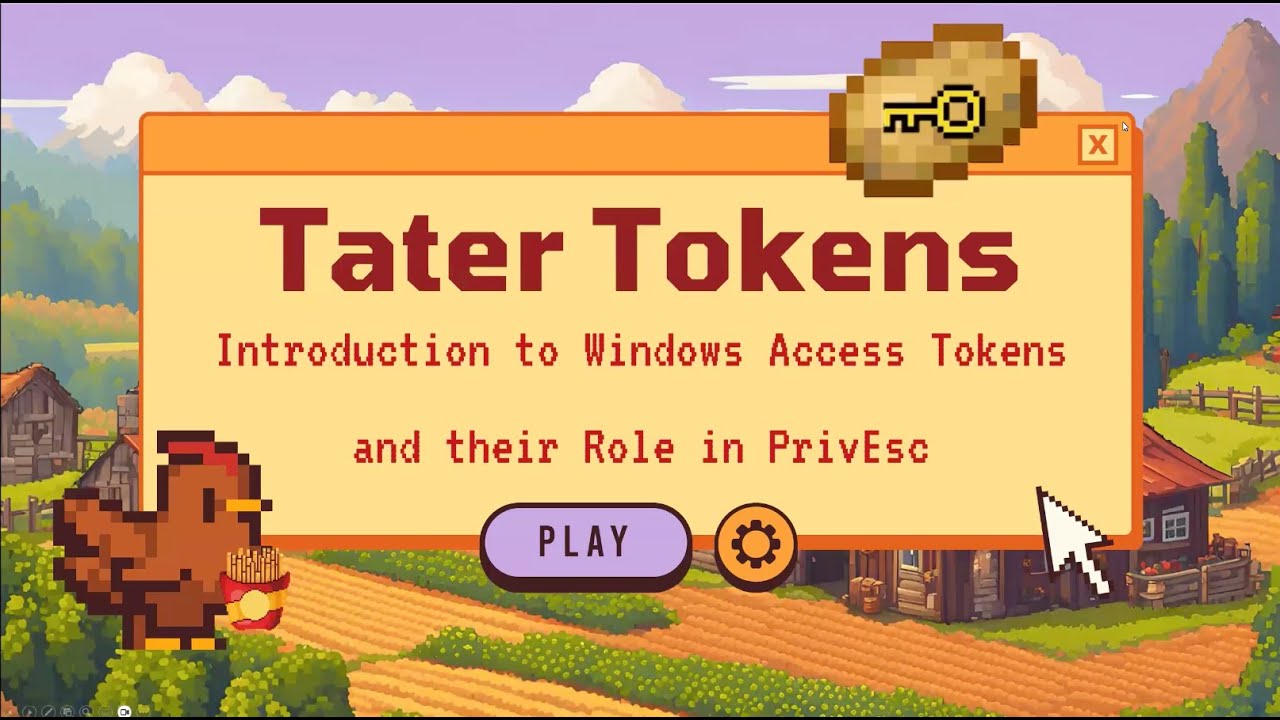 Tater Tokens: Intro to Windows Access Tokens and Their Role in PrivEsc