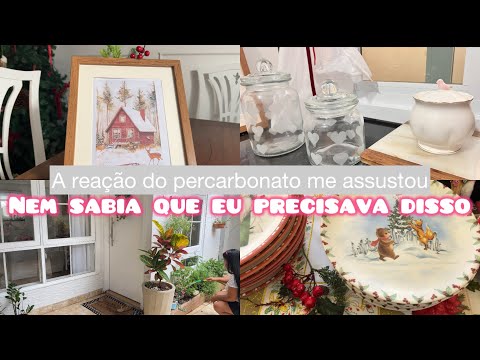 Comprinha para decorar a cozinha,casa, percarbonato  parece que vai explodir e mais