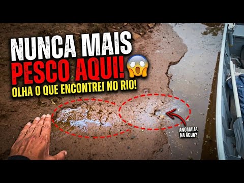 Eu Nunca Mais Vou Pescar Aqui Depois de Ver ISSO no Rio! 😱 