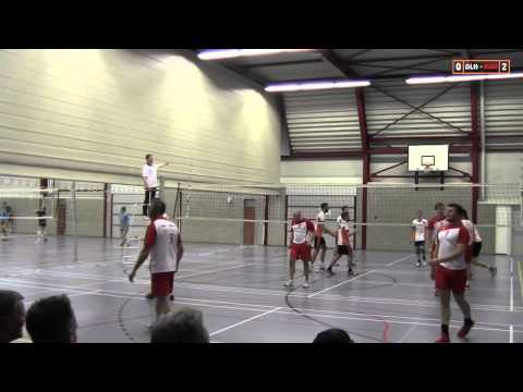 Volleybal Heren 1/4e finale Beker Noord: Olhaco H2 - Rouveen H1 [25-03-2015]