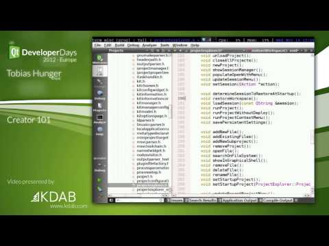 QtDD12 - Creator 101 - Tobias Hunger