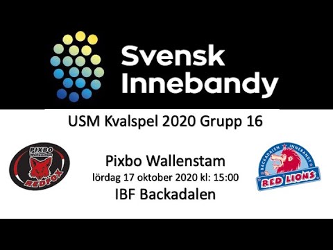 USM Kval 2020 Pixbo Wallenstam - IBF Backadalen 20201017