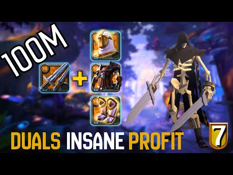 Dual Swords +100M Profit 💰 | Solo Mist PvP | 7even