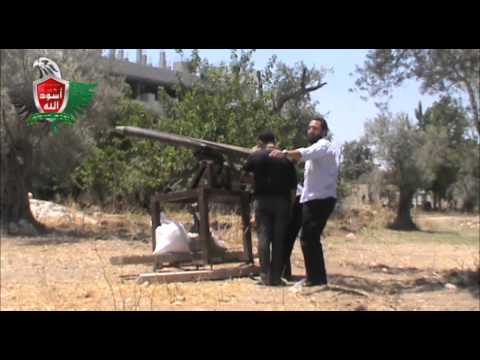 استهداف كتيبة أسود الله بصاروخ غراد مبنى قيادة الأركان العامة في ساحة الأمويين في مدينة دمشق