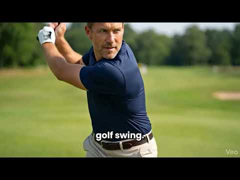 Golfer full swing shirt tucked demo