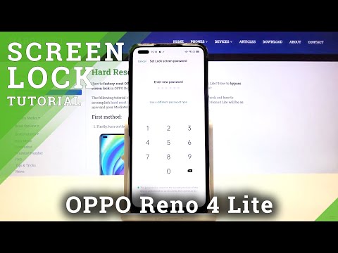 How to Turn On Screen Lock on OPPO Reno4 Lite – Set Screen Lock Pattern