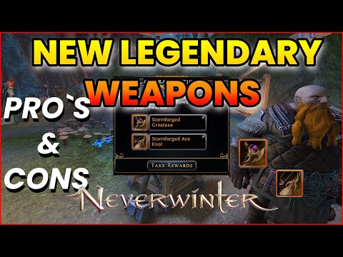 Neverwinter Mod 24 - HEAVY GRIND For NEW Legendary Weapons?  Pros & Cons