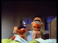 Sesame Street Ernie Tries To Count Sheep Fire Engines And Balloons To Help Him Get To Sleep