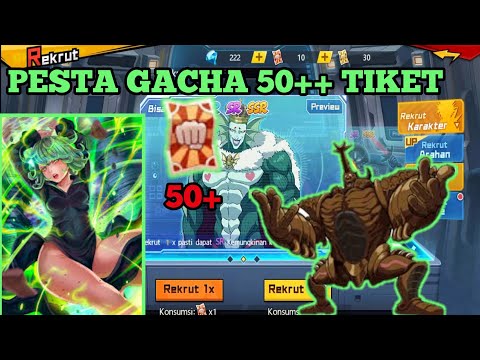 Pesta Gacha 50+ Tiket One Punch Man