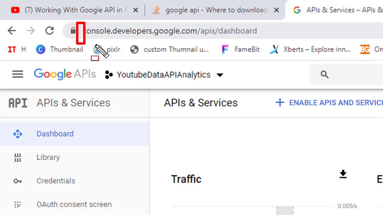 Where to download your client secret File json file