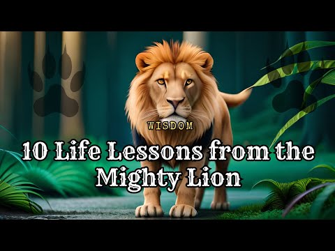 10 things we can learn from the Mighty Lion #MotivationalEnglishStories