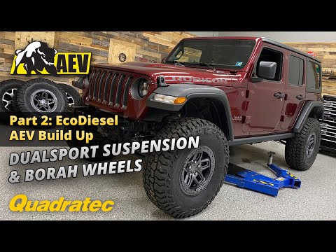 AEV 2.5" DualSport Suspension & Borah Wheels - Wrangler JL Rubicon EcoDiesel Build Up Episode 2 of 4