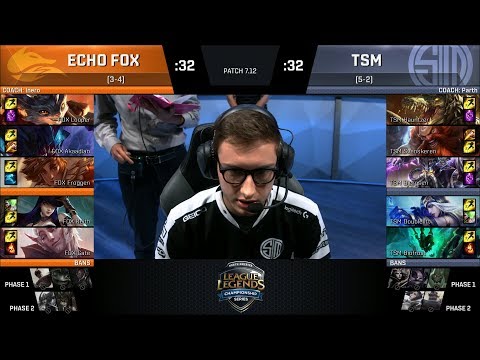 TSM vs FOX, Game 2 - NA LCS Summer 2017 - Team SoloMid vs Echo Fox