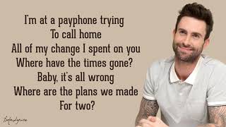 PAYPHONE [LYRICS] (Marron 5)