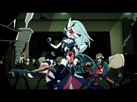 Helluva Boss I.M.P vs DHORKS Full Fight 1080p