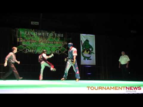 Ross Levine vs Josh Horwege Men's Fighting Semi Final at Gator Nationals 2013