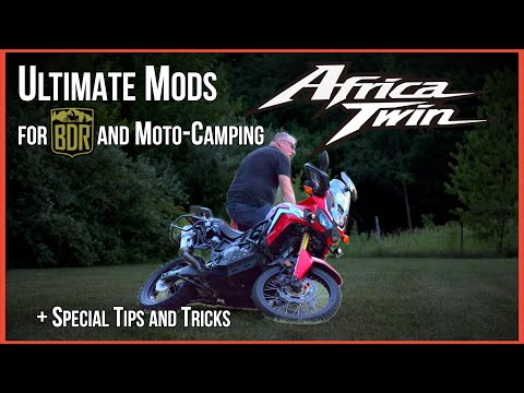 Honda Africa Twin Mods - BDR Rides and Moto-camping Build