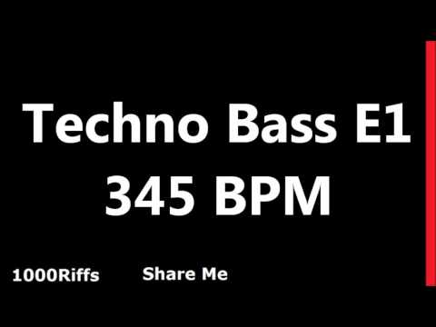 Techno Bass E1 Metronome : 345 BPM