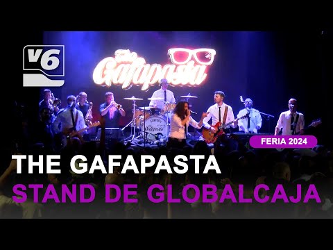Actuación The GafaPasta en el stand de Globalcaja