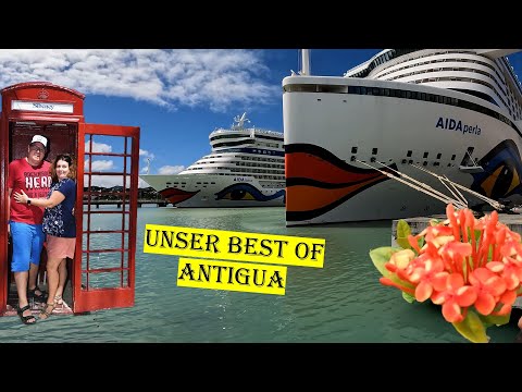 Best of Antigua (4K) | AIDA Perla Caribbean Islands from Dominican Republic 02/2023