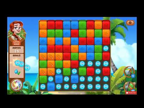 Lost Island Blast Adventure Level 1312 NO BOOSTERS - A S GAMING ✔