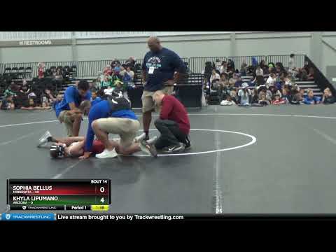 97 Lbs Round 5 (6 Team) - Sophia Bellus, Minnesota Vs Khyla Lipumano, Arizona 7ee7