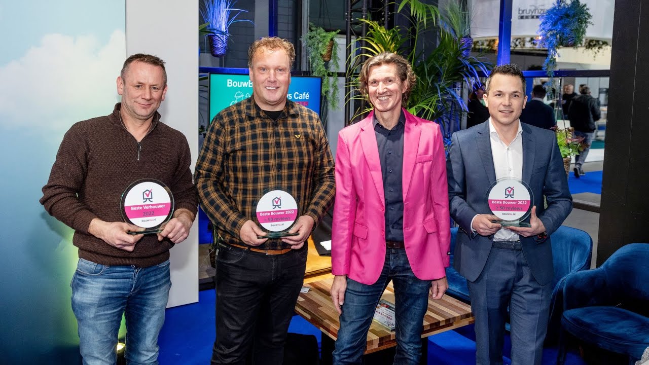 BouwBeurs Nieuwscafé 2023: Beste (Ver)Bouwer van het Jaar