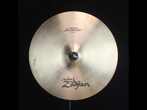 Used Zildjian 16" A Medium Thin Crash - 1203g (video demo) image 3