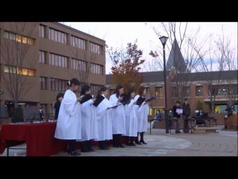 2013年度 クリスマスツリー点灯式 （京田辺キャンパス）【同志社女子大学】2013-11-28