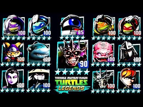 ALL NEW CHARACTERS FROM UPDATE X (TMNT LEGENDS)