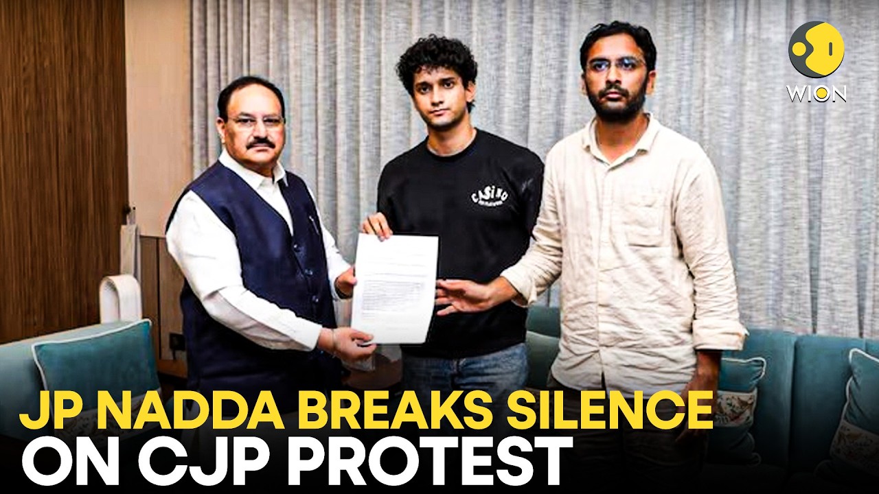 CJP Protests LIVE: JP Nadda Responds To Escalating CJP Protest And NEET Paper Leak Controversy |WION