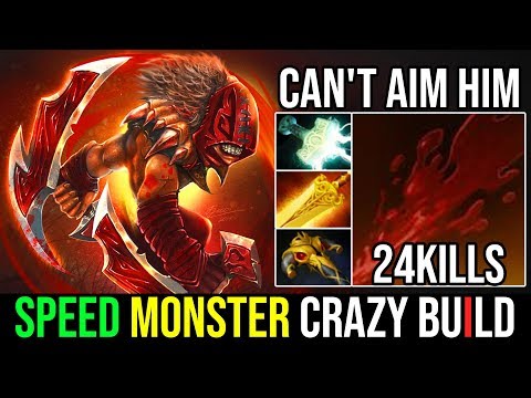 They Can't Aim Him [Bloodseeker] Speed Monster Crazy Build 24Kills By Fn | Dota 2 Highlights