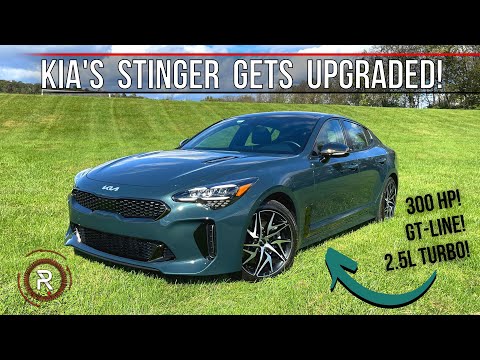 The 2022 Kia Stinger GT-Line Is A More Powerful Rear-Drive Premium Sport Sedan