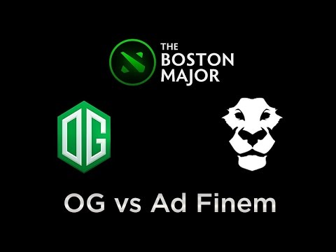 OG VS AD FINEM Boston Majors   Grand final   Game 3