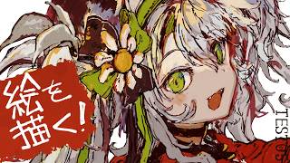 【活動再開目指して】絵を描くよ！！サムネの加筆！ベンチマークテスト配信 第5回【#鴨見カモミ／CAMOMI Camomi】
