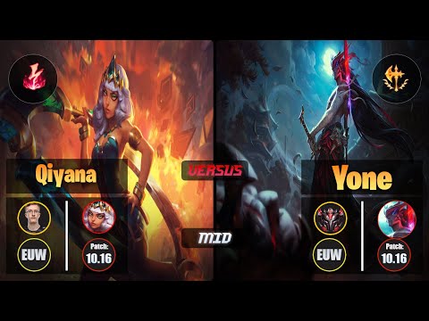 MagiFelix QIYANA (Mid) [Electrocute] VS YONE - Grandmaster EUW Patch 10.16