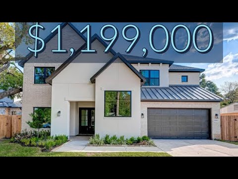 MODERN House Tour Inside a $1,199,000 NEW Construction in HOUSTON TEXAS | TreyFindsTx