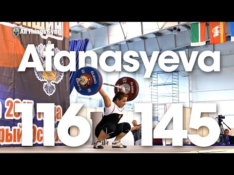 Olga Afanasyeva (69kg) All Lifts 2015 Russian Weightlifting Championships