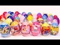 50 SURPRISE EGGS Маша и Медведь Mickey Mouse Spider ...