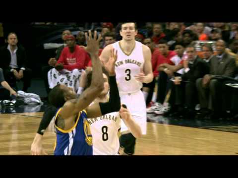 Andre Iguodala Throws Down on Luke Babbitt