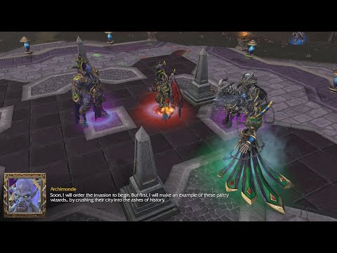 Warcraft 3 Reforged | Undead Campaign | Chapter Eight Under the Burning Sky | Archimonde Cinematic