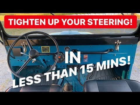 How to Install TIGHTSTEER on an old JEEP with ROSS Steering Boxes