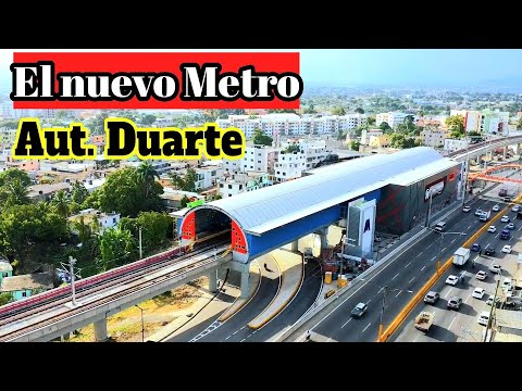Inauguran el Metro 2C de la Autopista Duarte y Los Alcarrizos, Santo Domingo, República Dominicana.