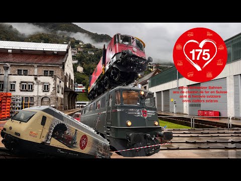 175 ANNI DI FERROVIE SVIZZERE: LE OFFICINE SBB CFF FFS DI BELLINZONA