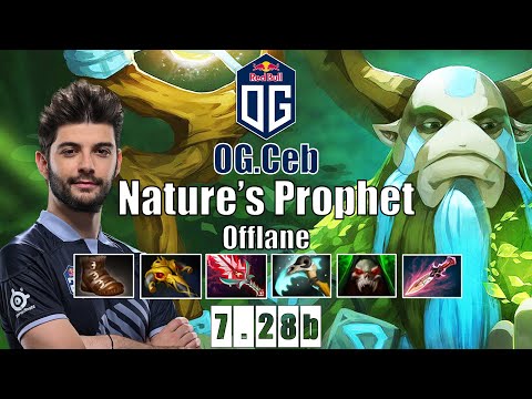 Nature's Prophet Offlane | OG.Ceb | PROS HATE THIS OFFLANE HERO | 7.28b Gameplay Highlights