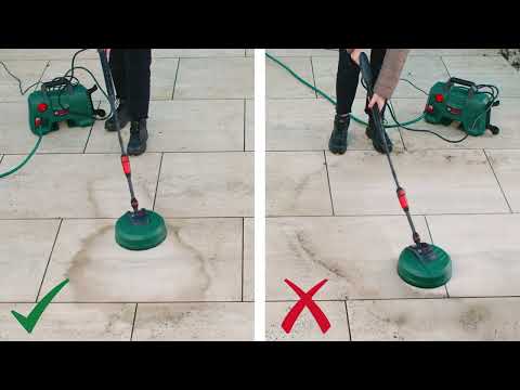 Bosch AquaSurf 250 Patio Cleaner - Product Assembly & Do and Don't